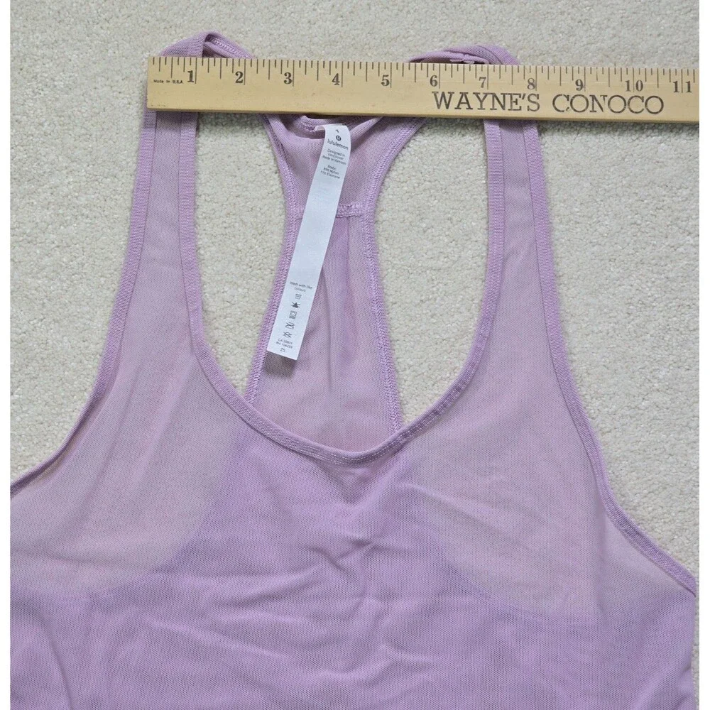 Lululemon Tank Top Women’s Size 4 Light Purple Racerback